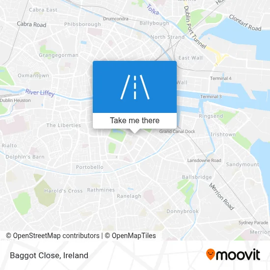 Baggot Close map