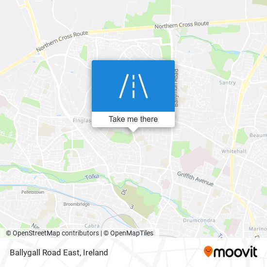 Ballygall Road East map