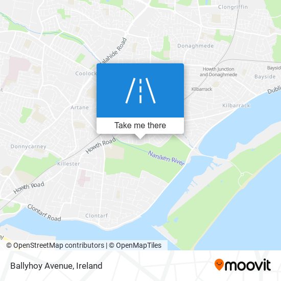 Ballyhoy Avenue map