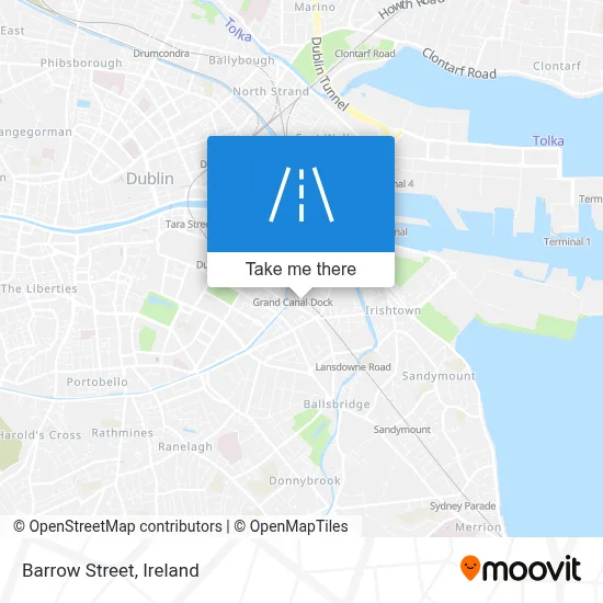 Barrow Street map