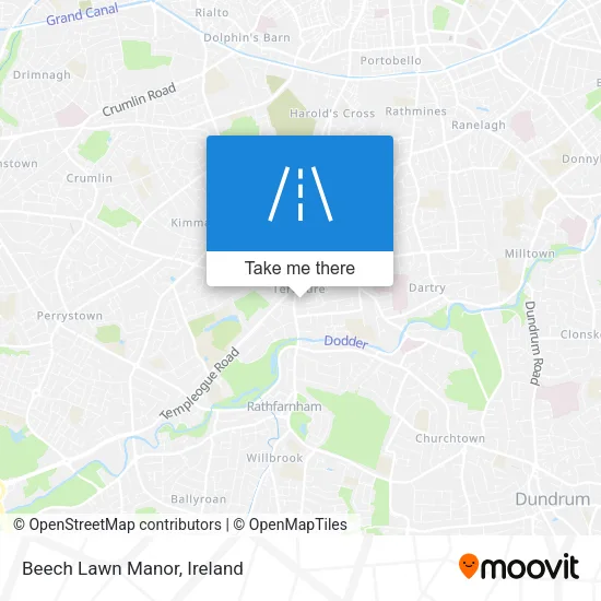 Beech Lawn Manor map