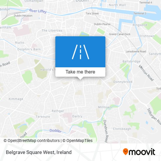 Belgrave Square West map