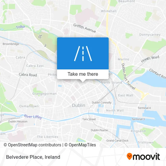 Belvedere Place map