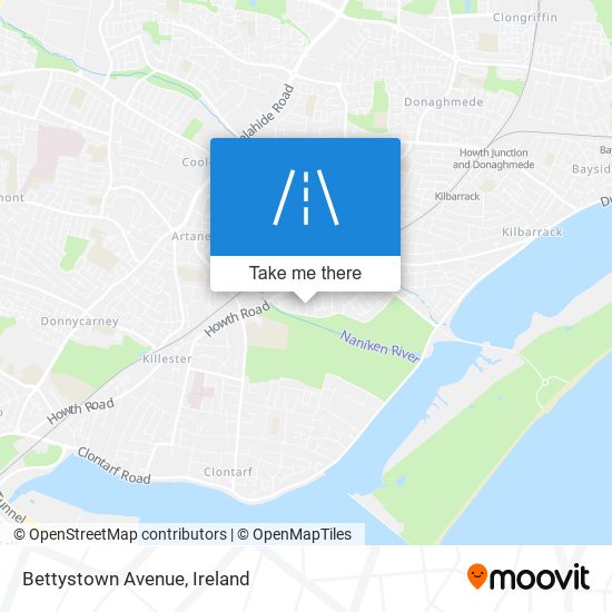 Bettystown Avenue map