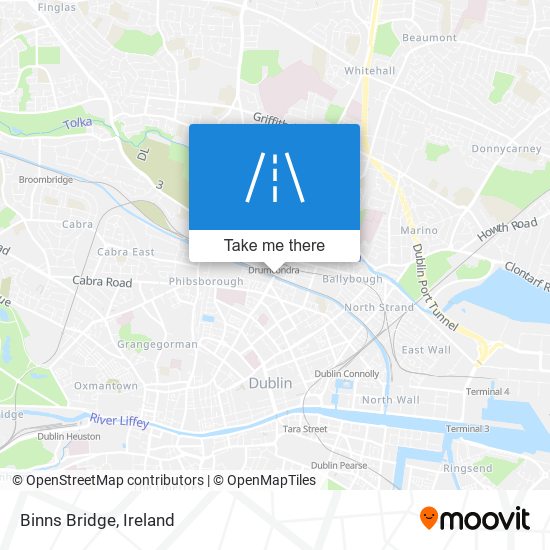 Binns Bridge map