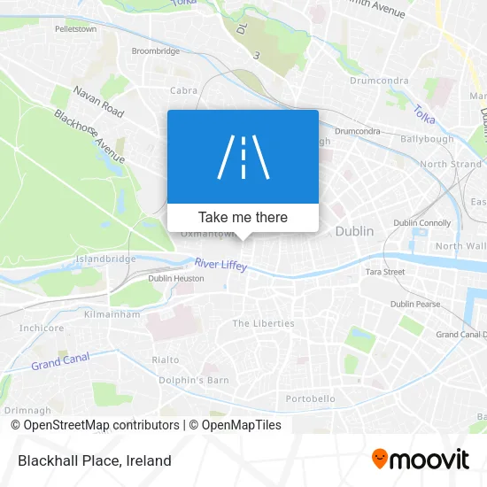 Blackhall Place map