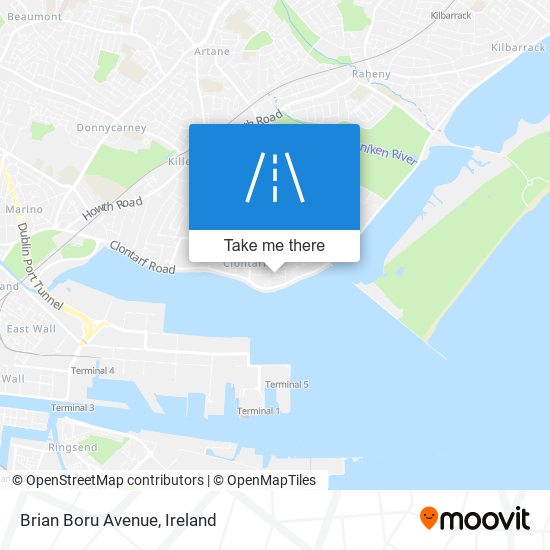 Brian Boru Avenue map