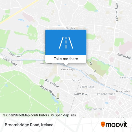 Broombridge Road map