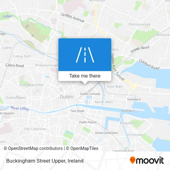Buckingham Street Upper map