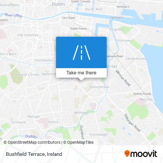 Bushfield Terrace map