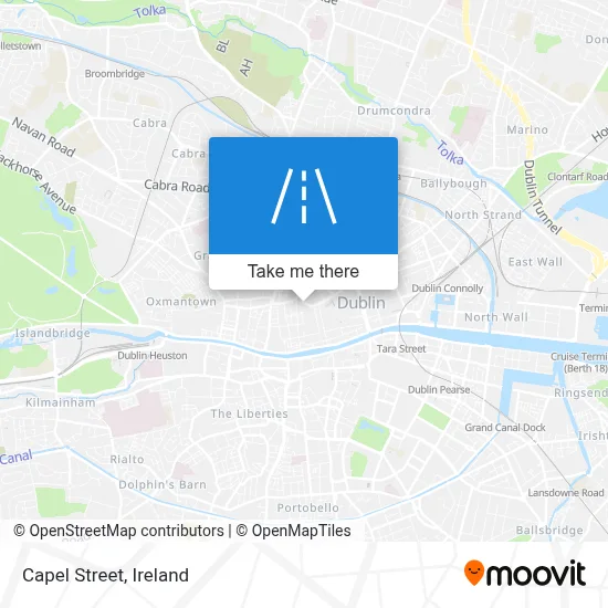 Capel Street map