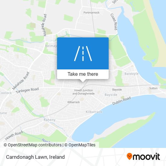 Carndonagh Lawn map