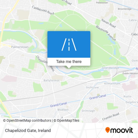 Chapelizod Gate map