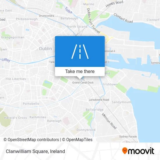 Clanwilliam Square map