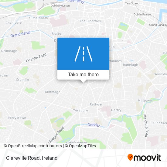 Clareville Road map