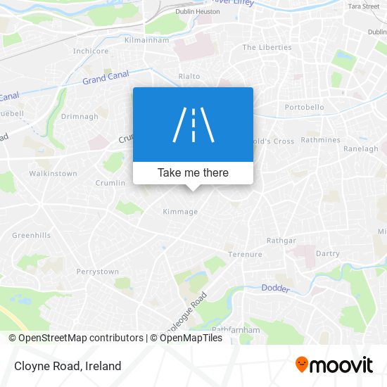 Cloyne Road map