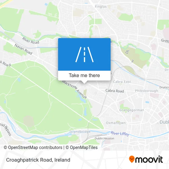 Croaghpatrick Road map