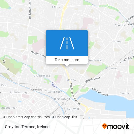 Croydon Terrace map