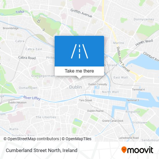 Cumberland Street North map