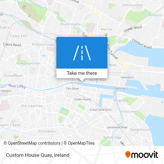 Custom House Quay map