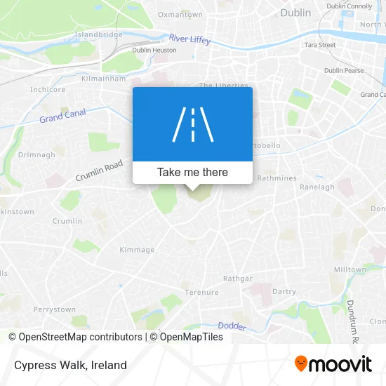 Cypress Walk map
