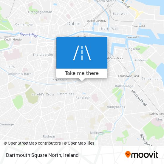 Dartmouth Square North map