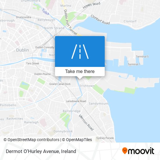 Dermot O'Hurley Avenue map