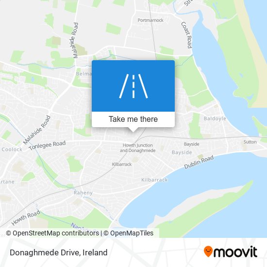 Donaghmede Drive map