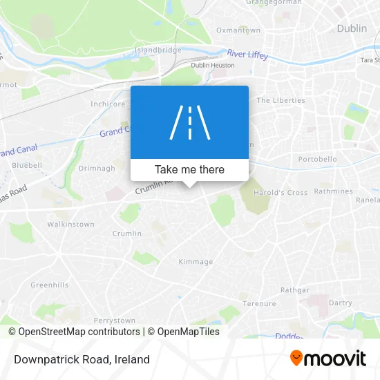 Downpatrick Road map