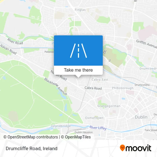 Drumcliffe Road map