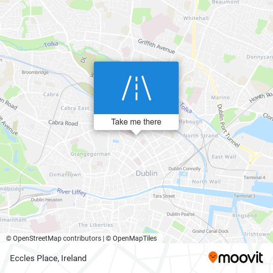Eccles Place map