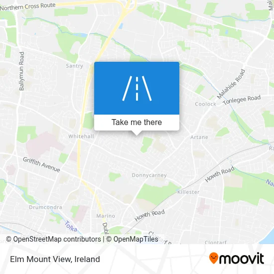 Elm Mount View map