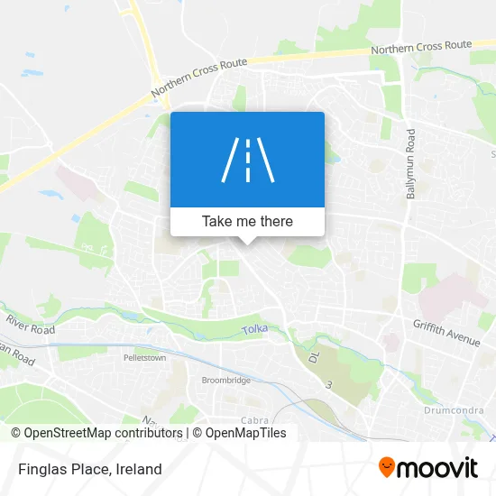 Finglas Place map