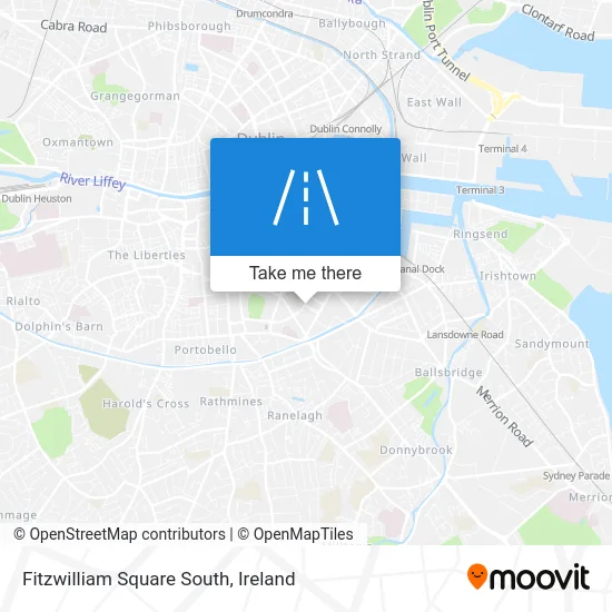 Fitzwilliam Square South map
