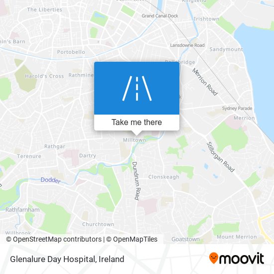 Glenalure Day Hospital map