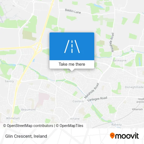 Glin Crescent map
