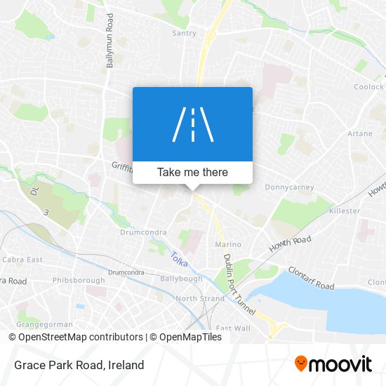 Grace Park Road map