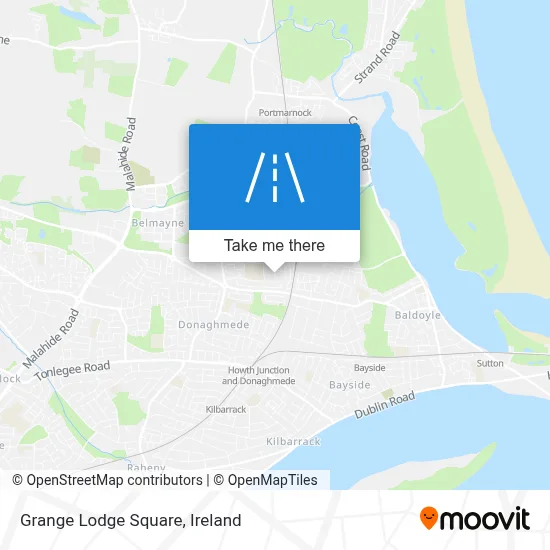 Grange Lodge Square map