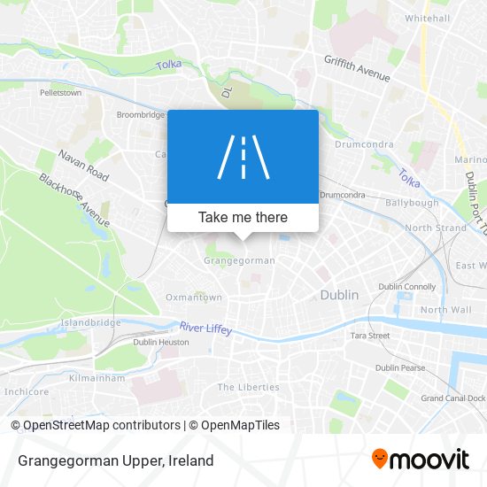 Grangegorman Upper map