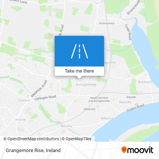 Grangemore Rise map