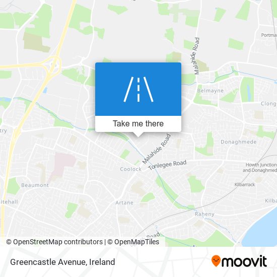 Greencastle Avenue map