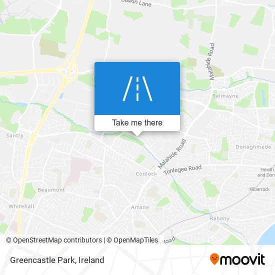 Greencastle Park map
