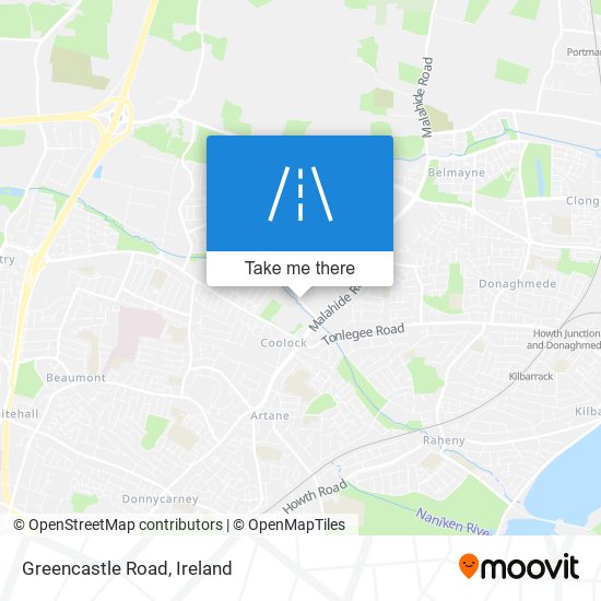 Greencastle Road map