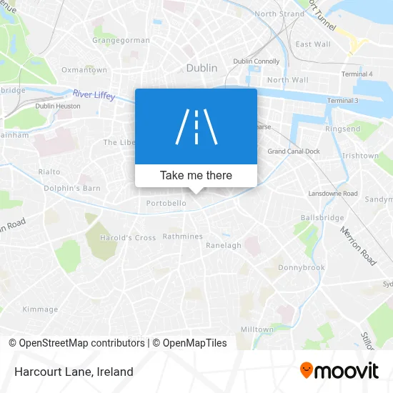 Harcourt Lane map