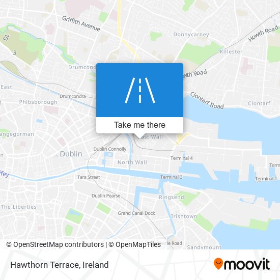 Hawthorn Terrace map