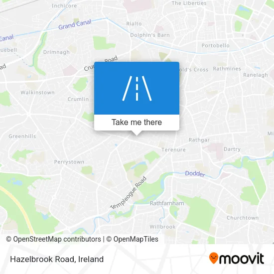 Hazelbrook Road map