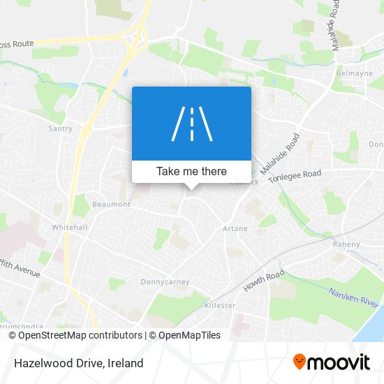 Hazelwood Drive map