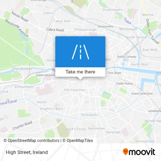 High Street map