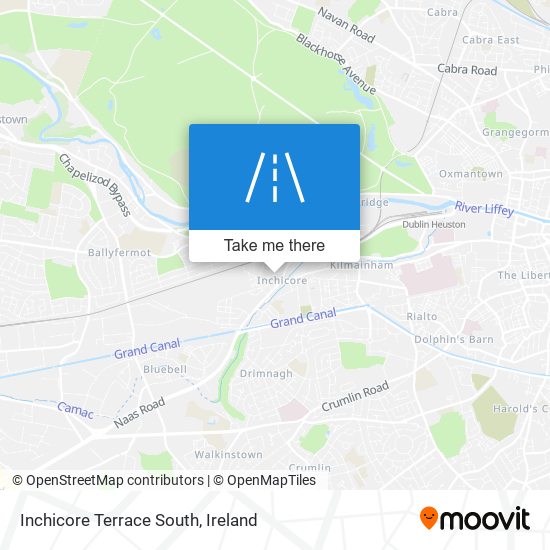 Inchicore Terrace South map