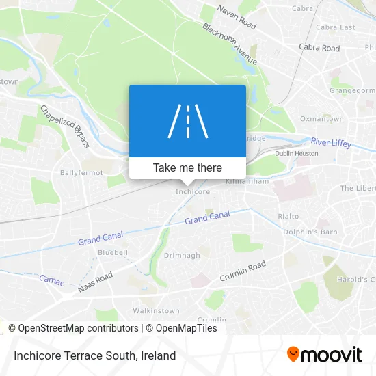 Inchicore Terrace South map
